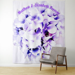 Elegant Violets Tapestry