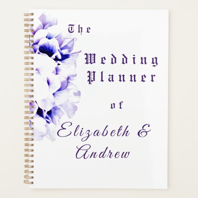 Elegant Violets Wedding Planner (Front)