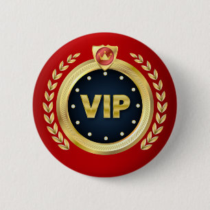 Elegant VIP Access Badge 2 Inch Round Button