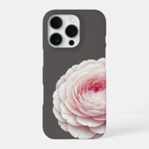 Elegant Warm Charcoal Blush Floral
