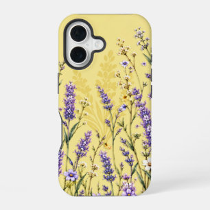 Elegant Warm Orange Daisy Flowers iPhone 16 Case