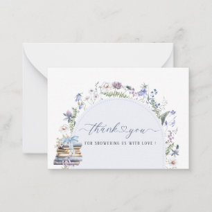 Elegant Watercolor a new capter begin Baby shower Card
