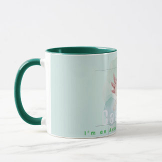 Elegant Watercolor Axolotl Personalized Ceramic Mug