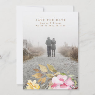 Elegant Watercolor Beautiful Wedding Save The Date