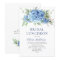 Elegant Watercolor Blue Hydrangea BRIDAL LUNCHEON
