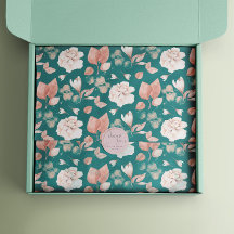 Elegant Watercolor Blush Pink Floral Pattern