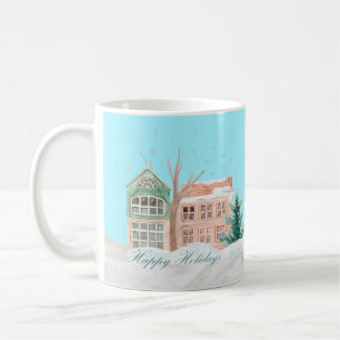 Elegant Watercolor Christmas Coffee Mug