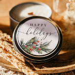 Elegant Watercolor Christmas Round Sticker Labels<br><div class="desc">Add the finishing touch to your holiday cards,  gifts,  favours,  candles,  bags,  treats and more with these 1.5" or 3" round stickers. 
See the entire collection for more matching items!</div>