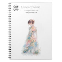 Elegant Watercolor Couture Bridal Fashion Designer