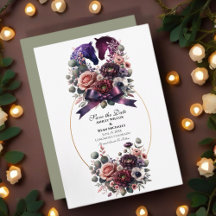 Elegant Watercolor Equestrian Wedding