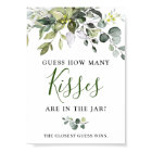 Elegant Watercolor Eucalyptus Bridal Shower Poster