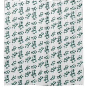 Elegant watercolor eucalyptus leaves