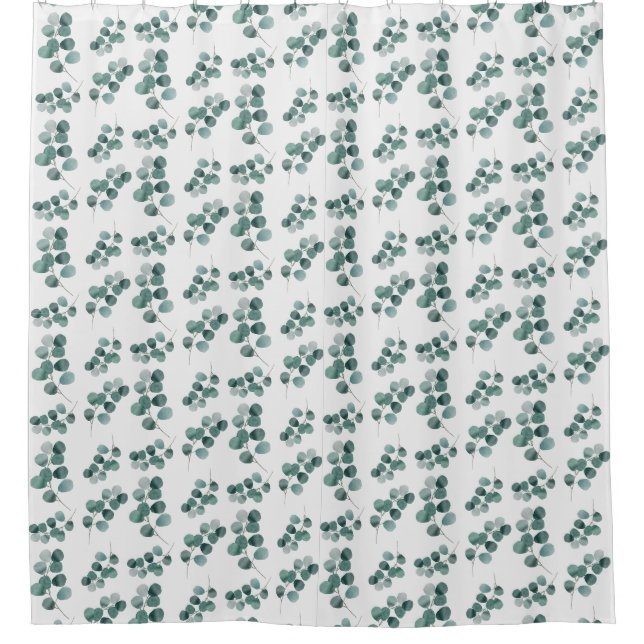 Elegant watercolor eucalyptus leaves (Front)