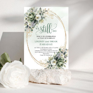 Elegant Watercolor Eucalyptus We Still Do Invite