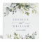 Elegant Watercolor Eucalyptus Wedding Custom