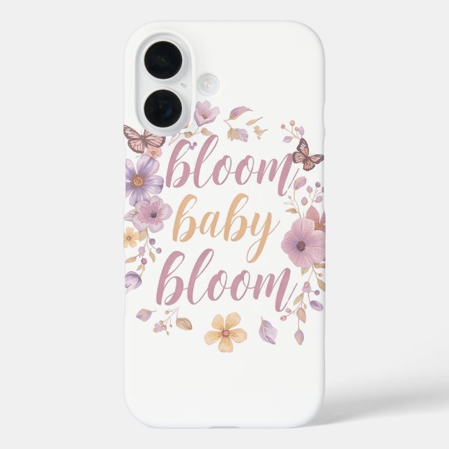 Elegant Watercolor Floral Case-Mate iPhone Case (Back)
