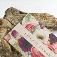 Elegant Watercolor Floral Champagne