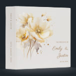 Elegant Watercolor Floral Delicate Wedding Album Binder<br><div class="desc">Elegant Watercolor Floral Delicate Wedding Album. A Modern Wedding Album with an romantic watercolor floral design. Beautiful watercolor flowers on a light background. It is perfect for wedding celebrations in any style.</div>