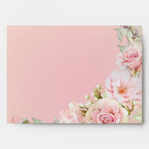 Elegant Watercolor Floral Envelope