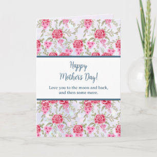Elegant  Watercolor Floral for Happy Mother's Day Invitation