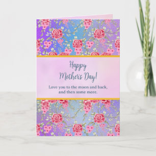 Elegant Watercolor Floral for Happy Mother's Day Invitation