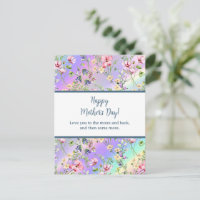 Elegant  Watercolor Floral for Happy Mother's Day
