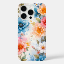 Elegant Watercolor Floral Patten design