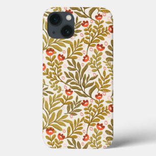 Elegant Watercolor Floral Pattern iPhone 13 Case
