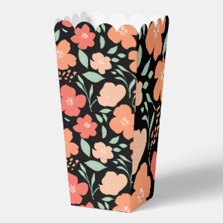 Elegant Watercolor Flowers - Delicate Floral Gift  Favor Box