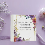 Elegant Watercolor Flowers Wedding Guest Book Binder<br><div class="desc">This elegant, bohemian modern floral wedding collection is what you need for a boho wedding featuring classy calligraphy and modern typography with flowers freshly picked from the garden. The Perfect Choice for Your Big Day: Elegant Watercolor Flowers Wedding Guest Book. Impress your guests with the stunning Elegant Watercolor Flowers Wedding...</div>