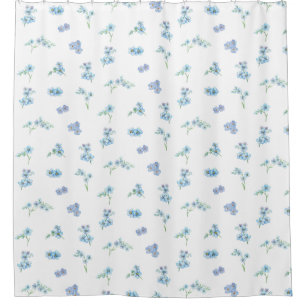 Elegant Watercolor Forget Me Not Flowers