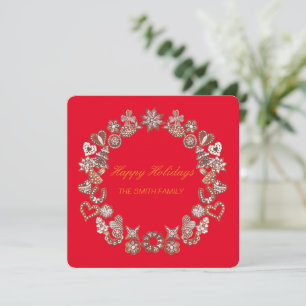 Elegant Watercolor Holiday Card
