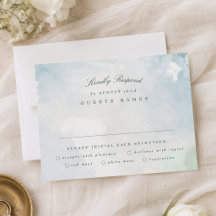 Elegant Watercolor Landscape Wedding