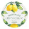 Elegant Watercolor Lemon Limoncello Label
