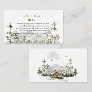 Elegant Watercolor Let The Adventure Begin A Recip Enclosure Card