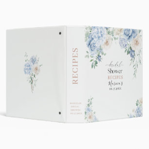 Elegant Watercolor Love in Bloom Bridal shower Pe Binder