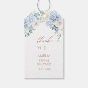 Elegant Watercolor Love in Bloom Pink FloGift Tag