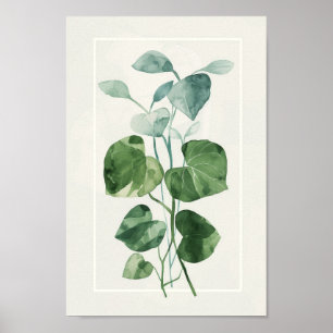 Elegant Watercolor Monstera Poster