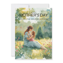 Elegant Watercolor Mother’s Day Card | Floral Gard