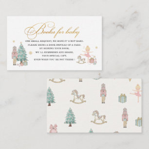 Elegant Watercolor Nutcracker BalletEnclosure Card