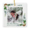 Elegant Watercolor Pine Couple First Christmas