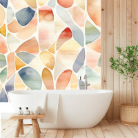 Elegant Watercolor Shuffle Pattern 