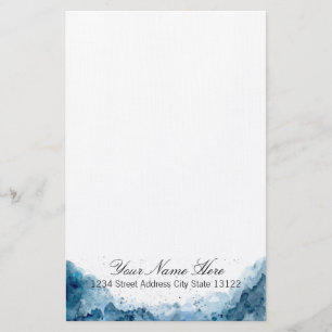 Elegant Watercolor Stationery