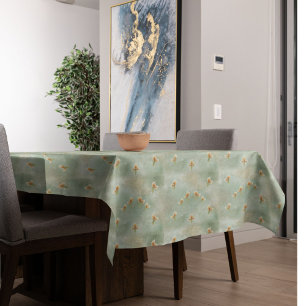 Elegant watercolor tablecloth