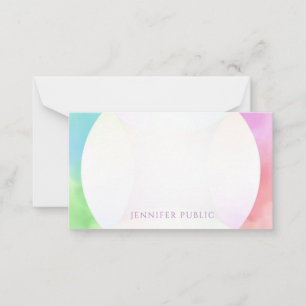Elegant Watercolor Template Hand Script Monogram
