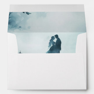 Elegant Watercolor Wedding Invitation Envelop Envelope