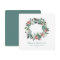 Elegant Watercolor Winter Berry Greenery Wreath
