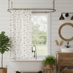 Elegant Watercolor Woodland Winterberry Pattern