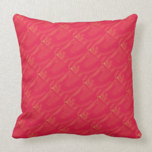 Elegant Watermelon Colour Throw Pillow