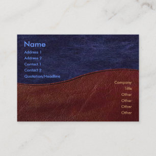 Elegant Wave Business Card